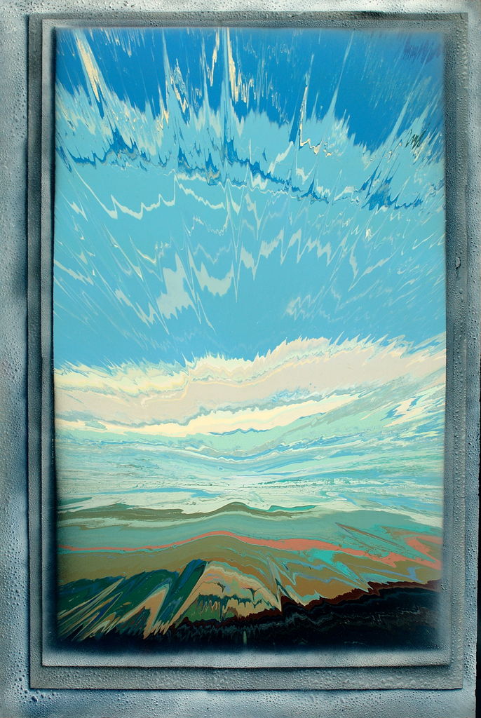 Acrylic and Lacquer on Board, 4ft x 6ft - 2004 